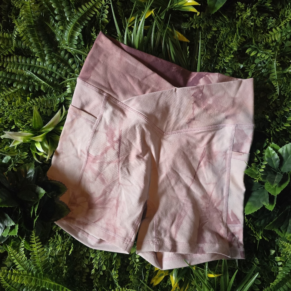 TyC Pink Tie Dye Shorts